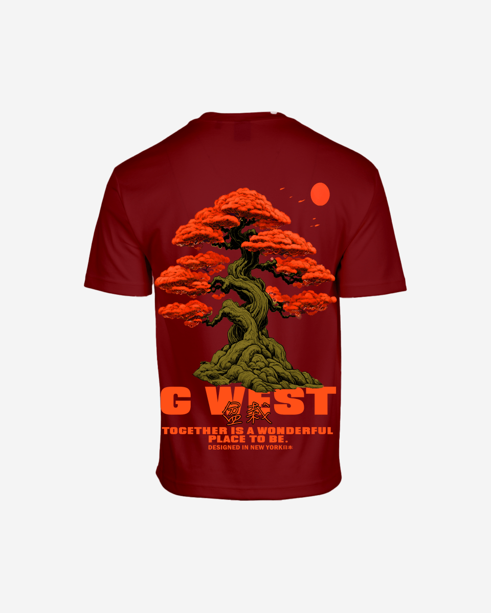 G West Mens Oversized Bonsai Tee
